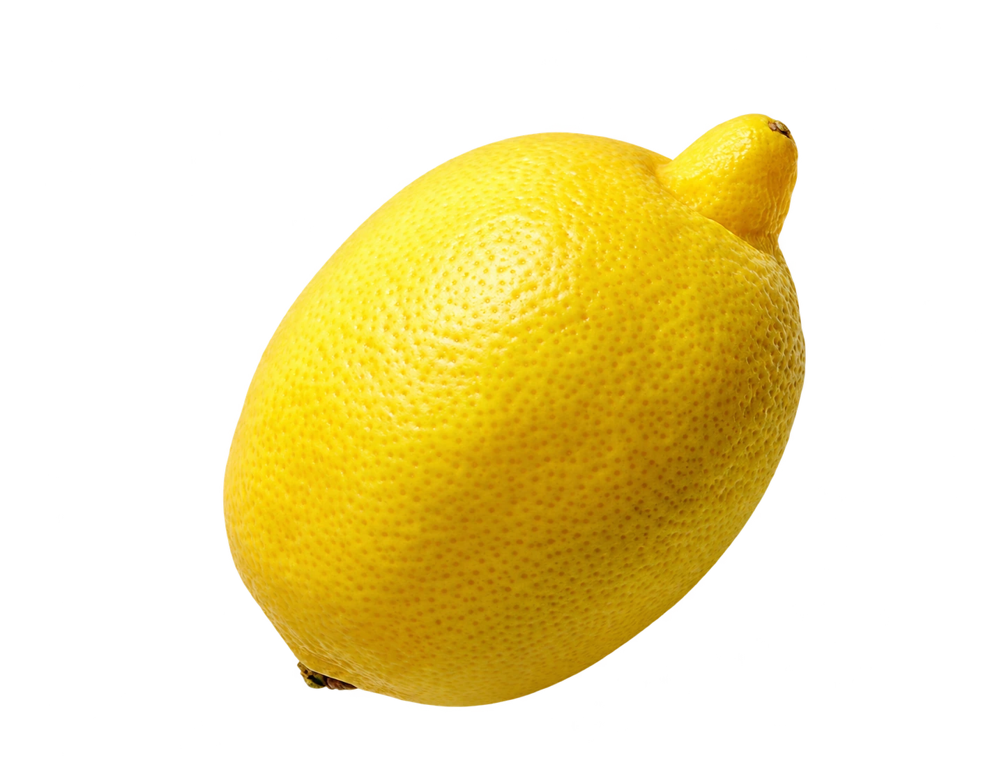 Freigestellte gelbe Zitrone